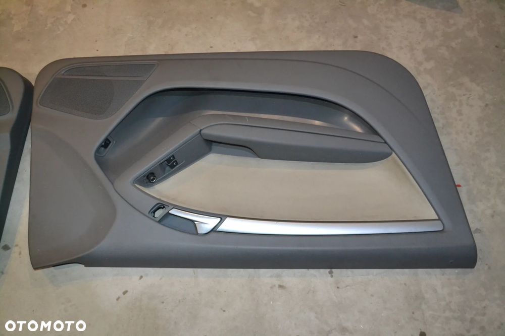AUDI A5 COUPE TAPICERKA BOCZKI DRZWI KOMPLET ALCANTARA POMORSKIE - 3