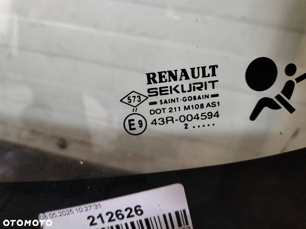 SZYBA CZOŁOWA PRZEDNIA Z CZUJNIKIEM RENAULT ESPACE IV MAZOWSZE - 3