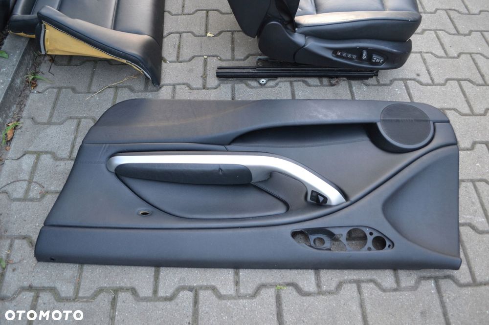BMW E46 CABRIO FOTELE KANAPA BOCZKI SKÓRA KOMPLET - 6