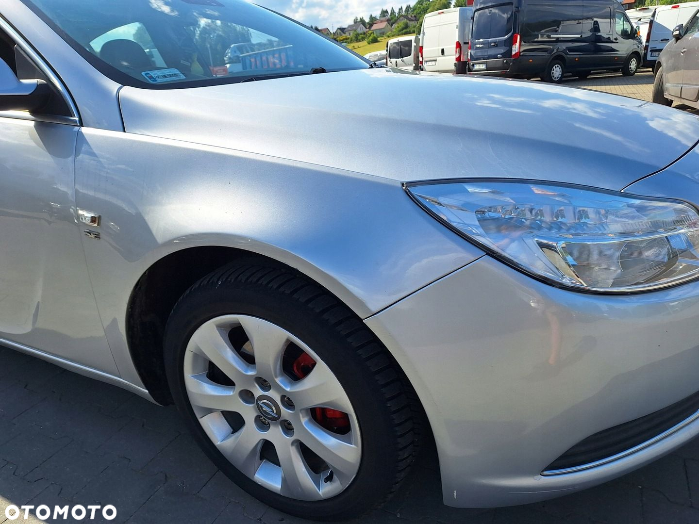 OPEL Vauxhall INSIGNIA A G09 Z176 ZDERZAK PRZÓD MASKA BŁOTNIK LAMPA 08-13 - 9