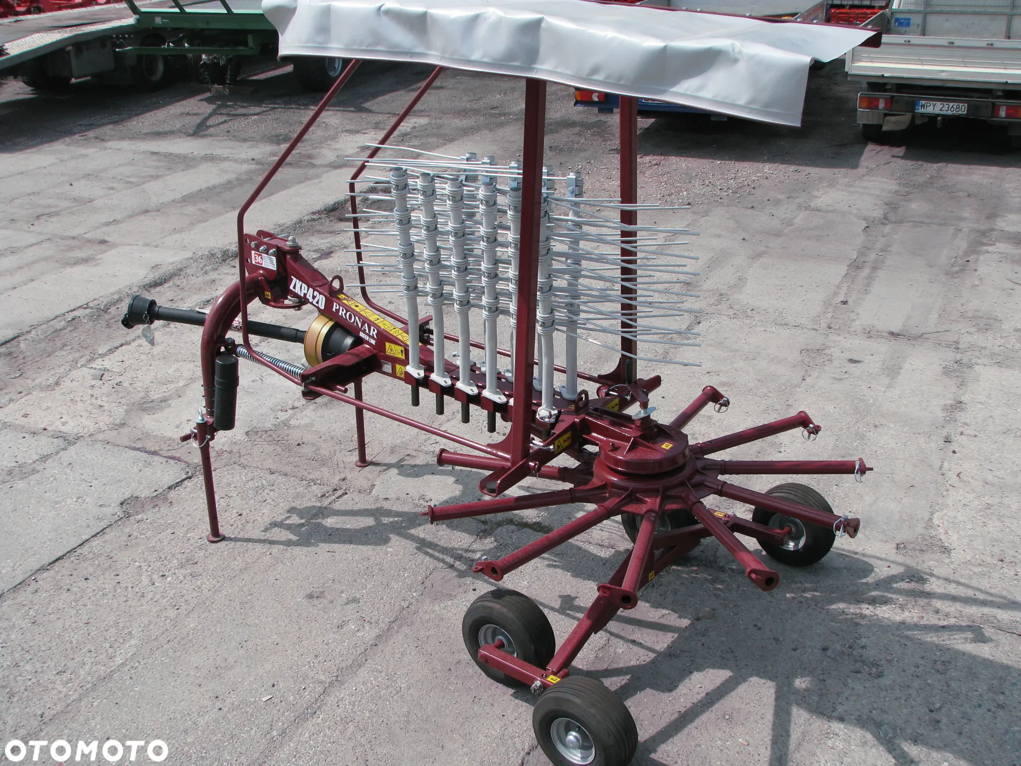 Pronar Zgrabiarka karuzelowa jednowirnikowa 3,2m 3,5m 3,6m 4,2m / Kowalski ZK36 Z586, ZK42 Z586/1, Euro-Masz ZG-350, Promar Z230 , Mesko-Rol&Ursus ZK-320 ZK-420 Z-275 , Pronar, ZKP-420 - 31