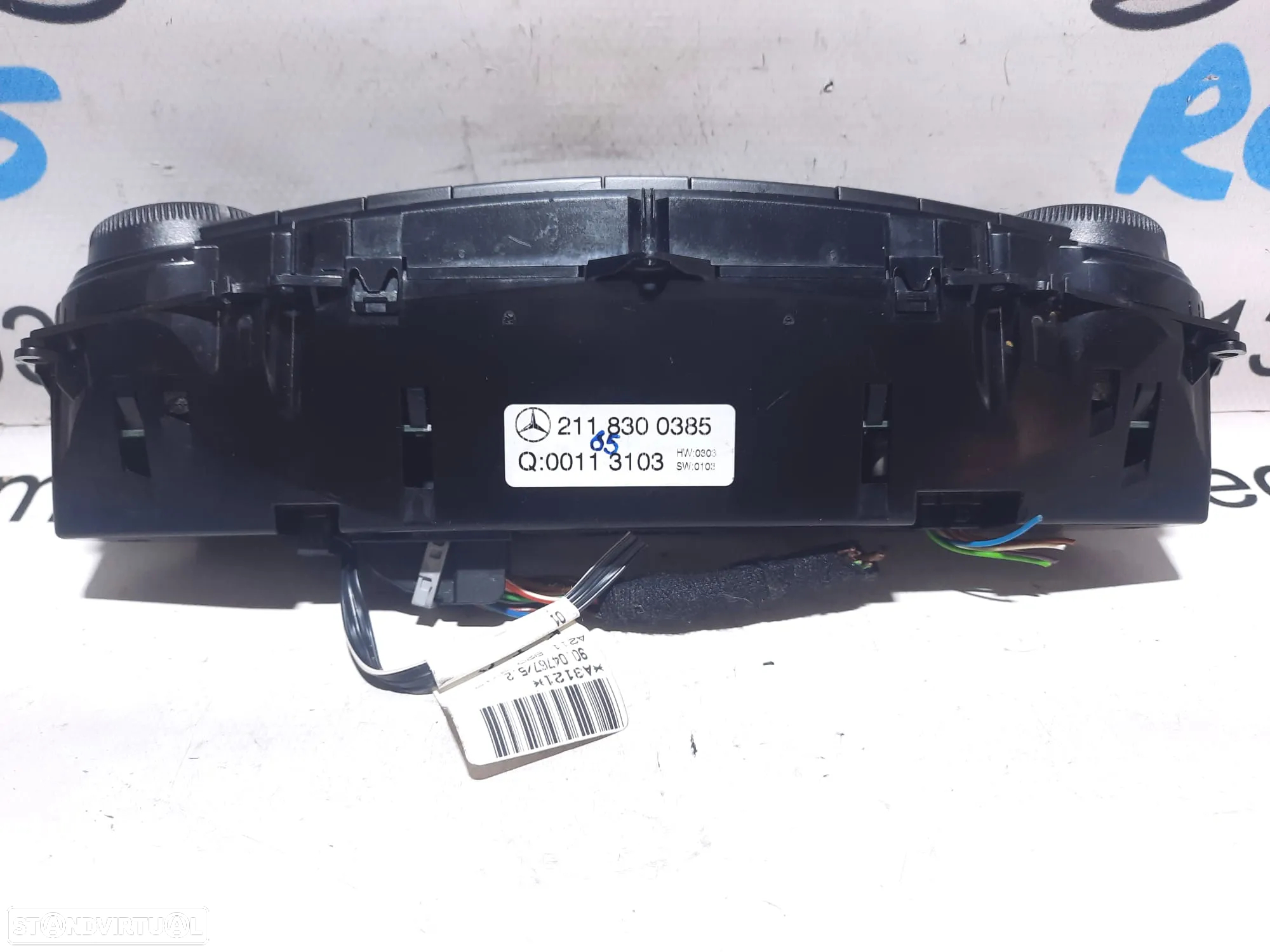 DISPLAY SOFAGEM COMANDO CHAUFFAGE AR CONDICIONADO AC CLIMATRONIC ORIGINAL MERCEDES CLASS E W211  A2118300385 2118300385 - 5