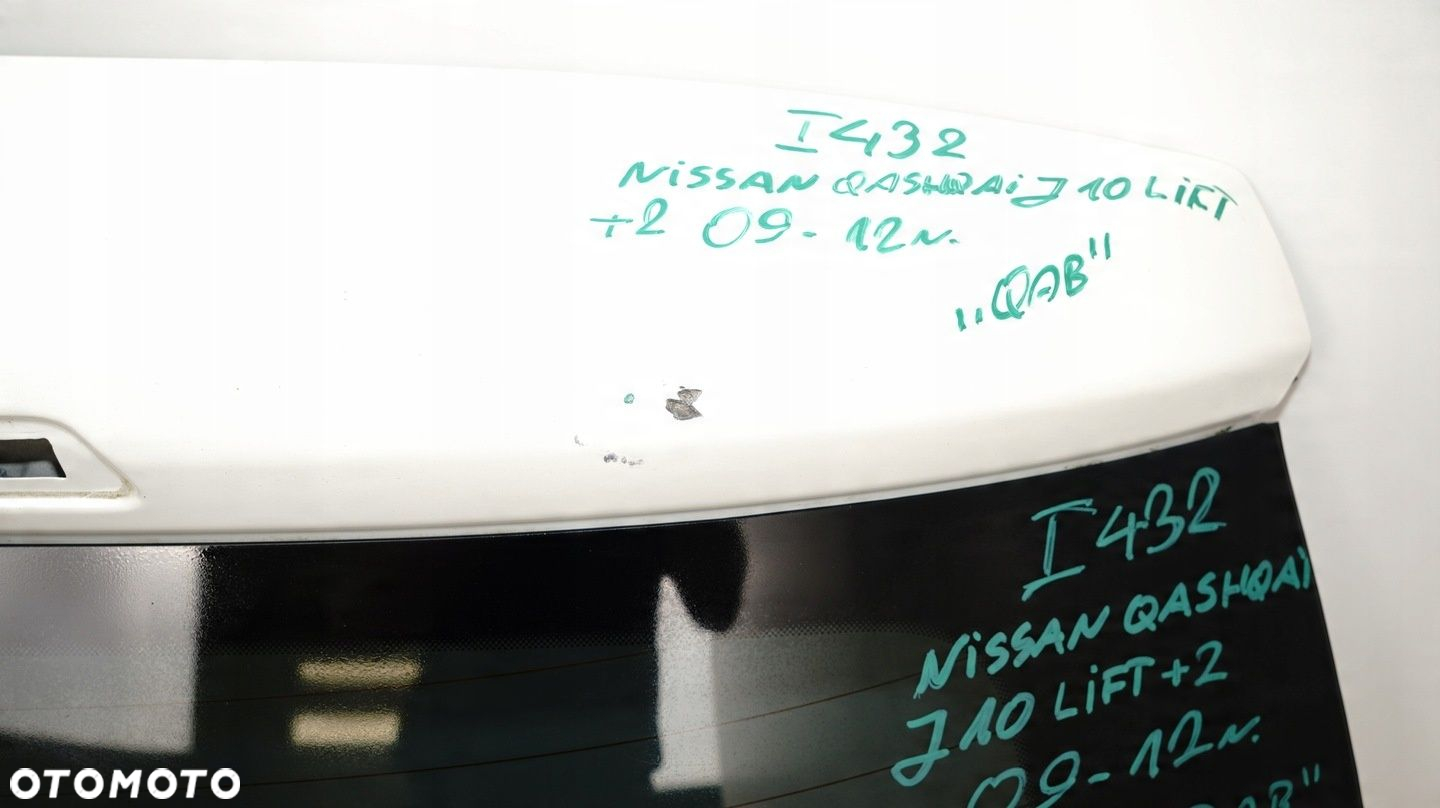 KLAPA BAGAŻNIKA TYŁ NISSAN QASHQAI J10 2 LIFT 09-12R QAB - 7