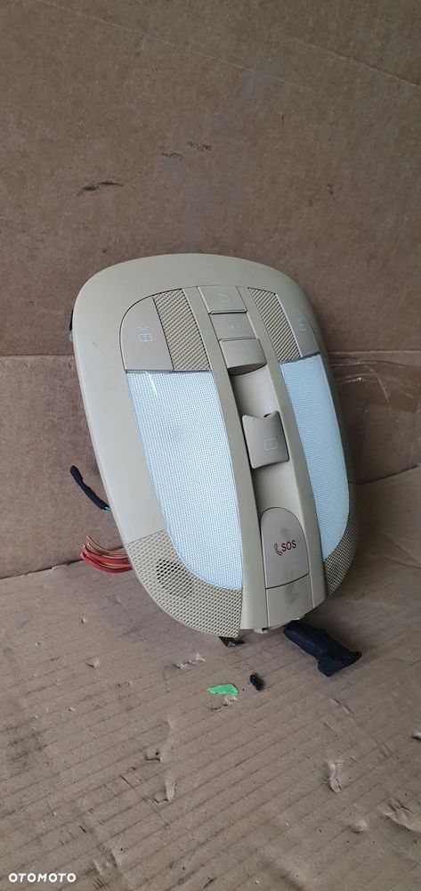 Lampka oświetlenie kabiny podsufitki szyberdach Mercedes ML W164 A1648207101 - 3