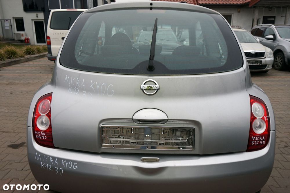 KLAPA BAGAŻNIKA TYLNA MICRA K12 3D HB KY0  SREBRNY NISSAN 2003-2007 - 1