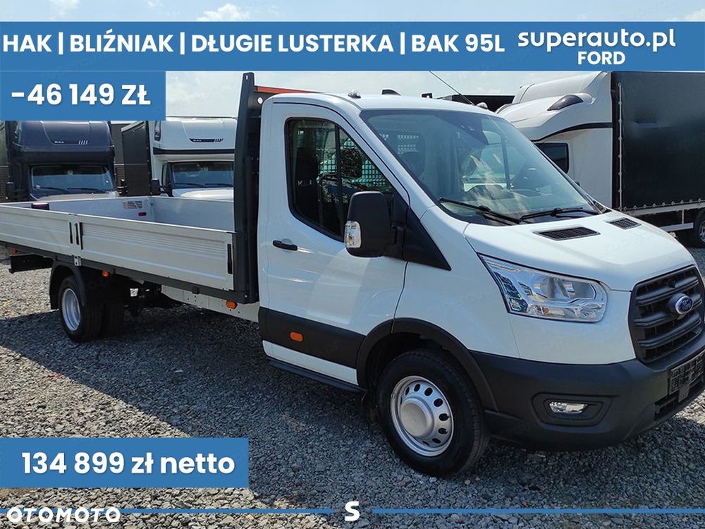 Ford Transit 350 L5 RWD DBL Trend Skrzynia Otwarta 2.0 165KM - 2