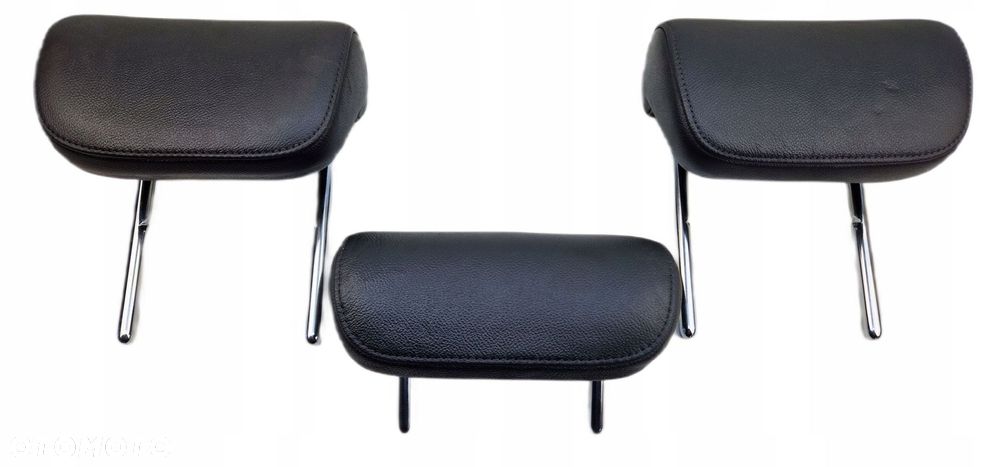 audi a6 c7 4g avant 10-18 zagłówek zagłówki kanapy tylnej czarna skóra kpl