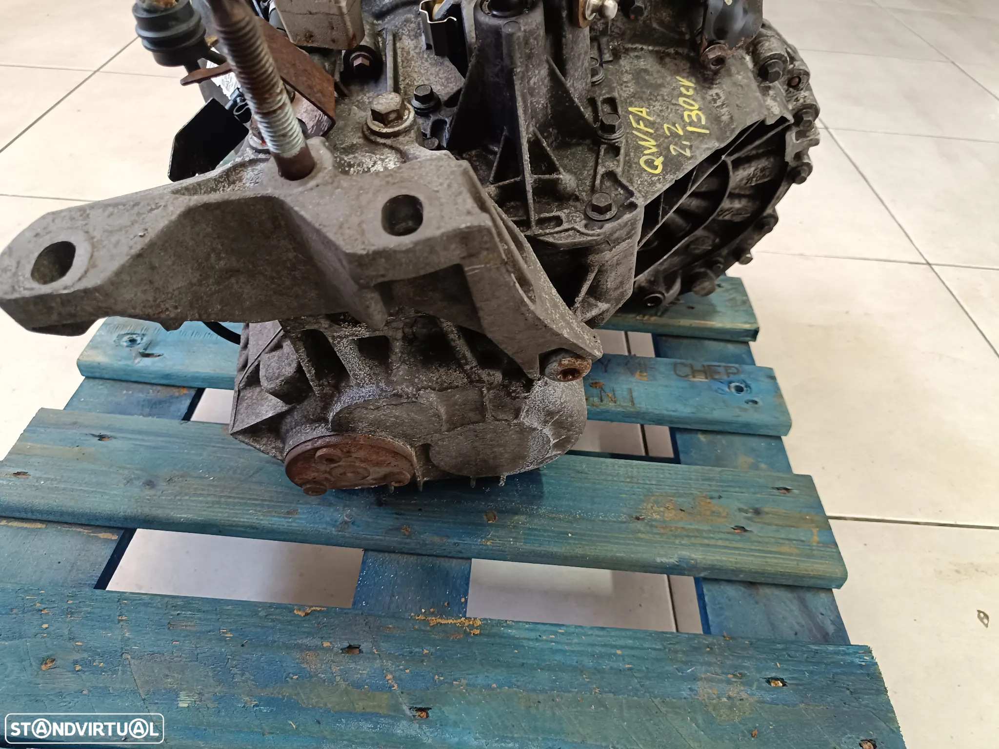 Motor Ford Transit 2.2TDCI 130cv QWFA - caixa 5 velocidades 6C1R-7002-NC centralina 8C11-12A650-CE - 4HV 4HU 4HH - 16