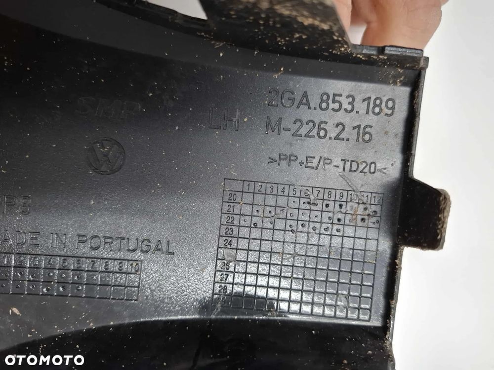 KRATKA ZDERZAKA LEWA PRZÓD PRZEDNIA VW T ROC 2GA R LINE LIFT 2GA853189 - 4