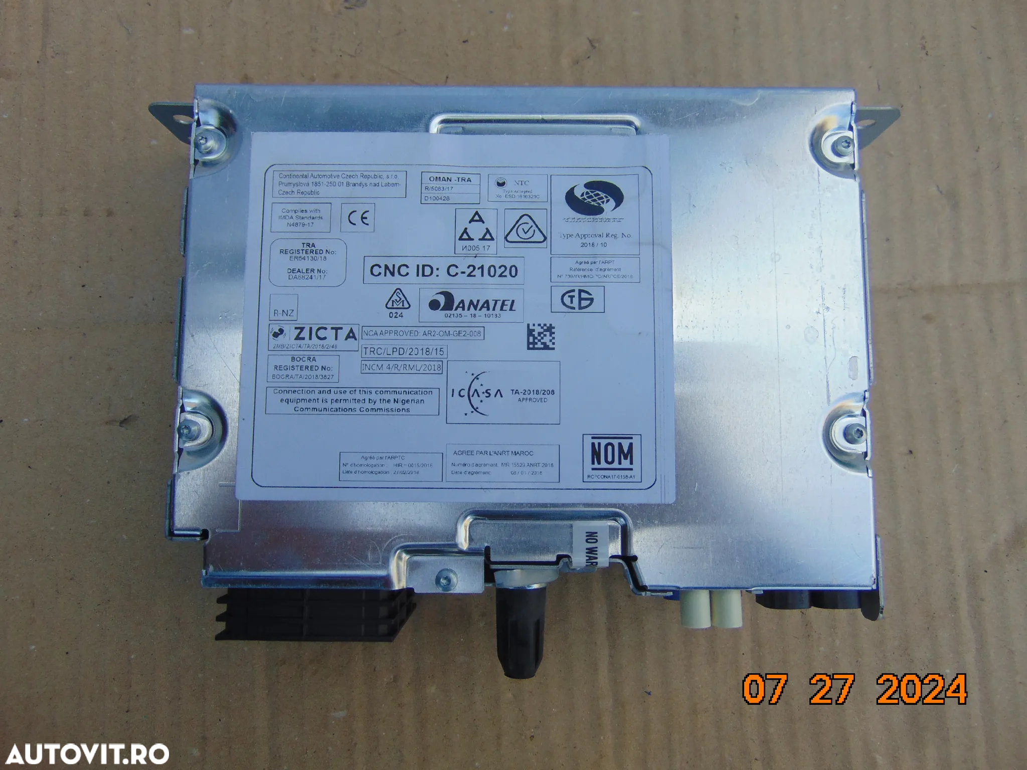 Unitate navigatie Peugeot 208 dupa 2019 2008 508 citroen ds c3 crossback cod 9833441180 - 5