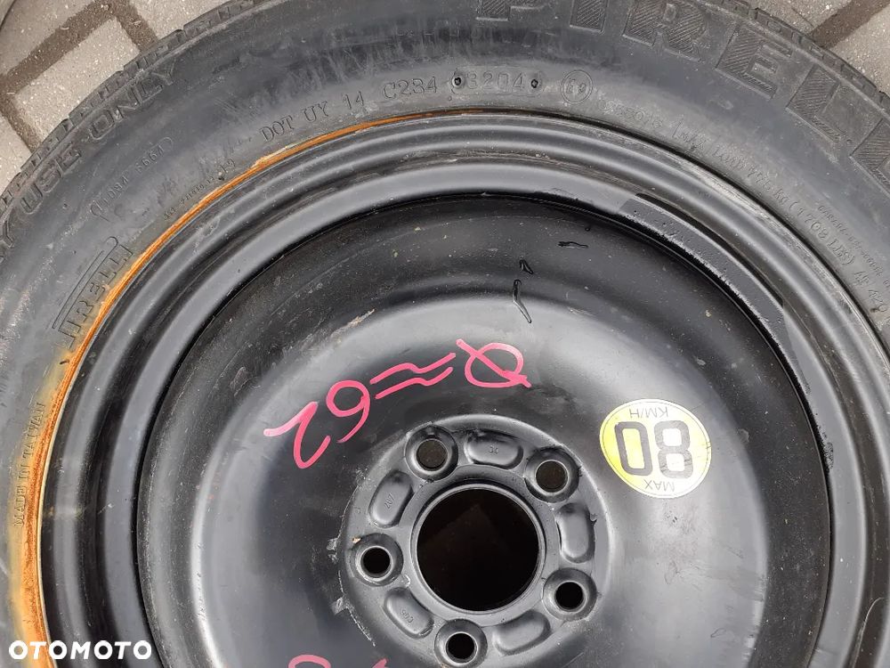 KOŁO DOJAZDOWE ZAPASOWE ZAPASÓWKA DOJAZDÓWKA FORD 5X108 - 3