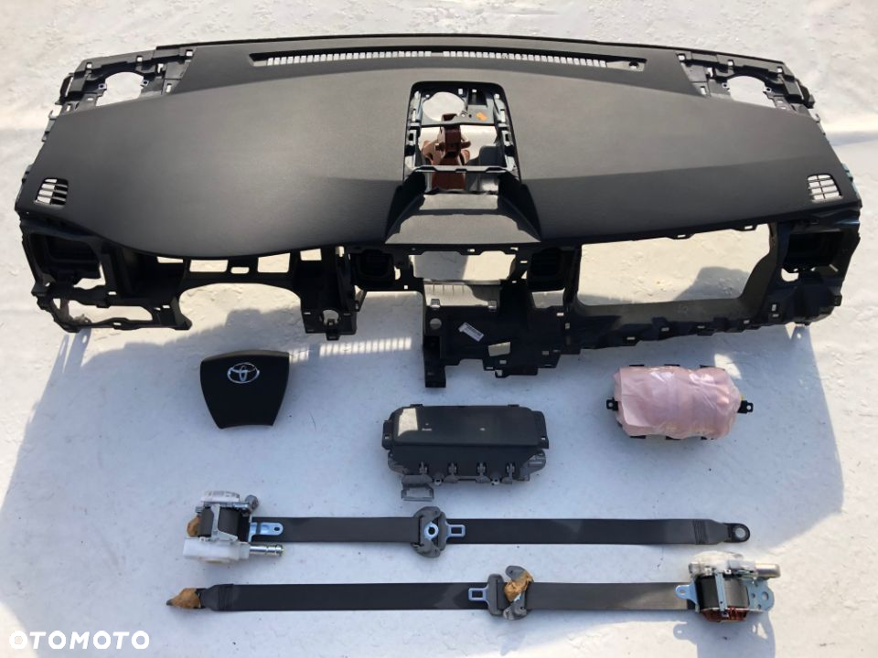 TOYOTA SIENNA DESKA KONSOLA KOKPIT PULPIT PÓŁKA PARAPET AIRBAG PODUSZKI PODUSZKA KOLANOWA naprawa !! - 2
