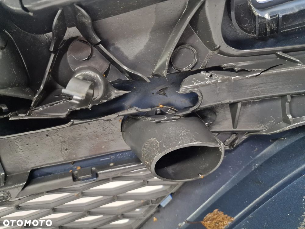 SEAT IBIZA 6J0 IV 08- ZDERZAK PRZEDNI PRZÓD NA SPRYSKI , KOLOR NIEBIESKI METALIK , NR AUKCJI NZ1165 - 32