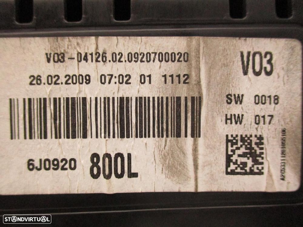 QUADRANTE SEAT IBIZA III 2009 - 2