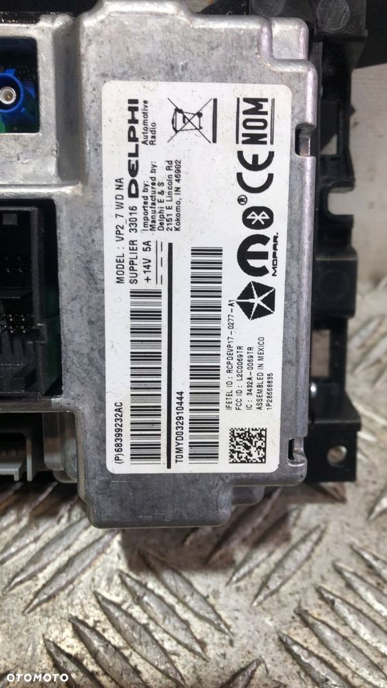 ekran radio nawigacja dodge durango 2018- - 3