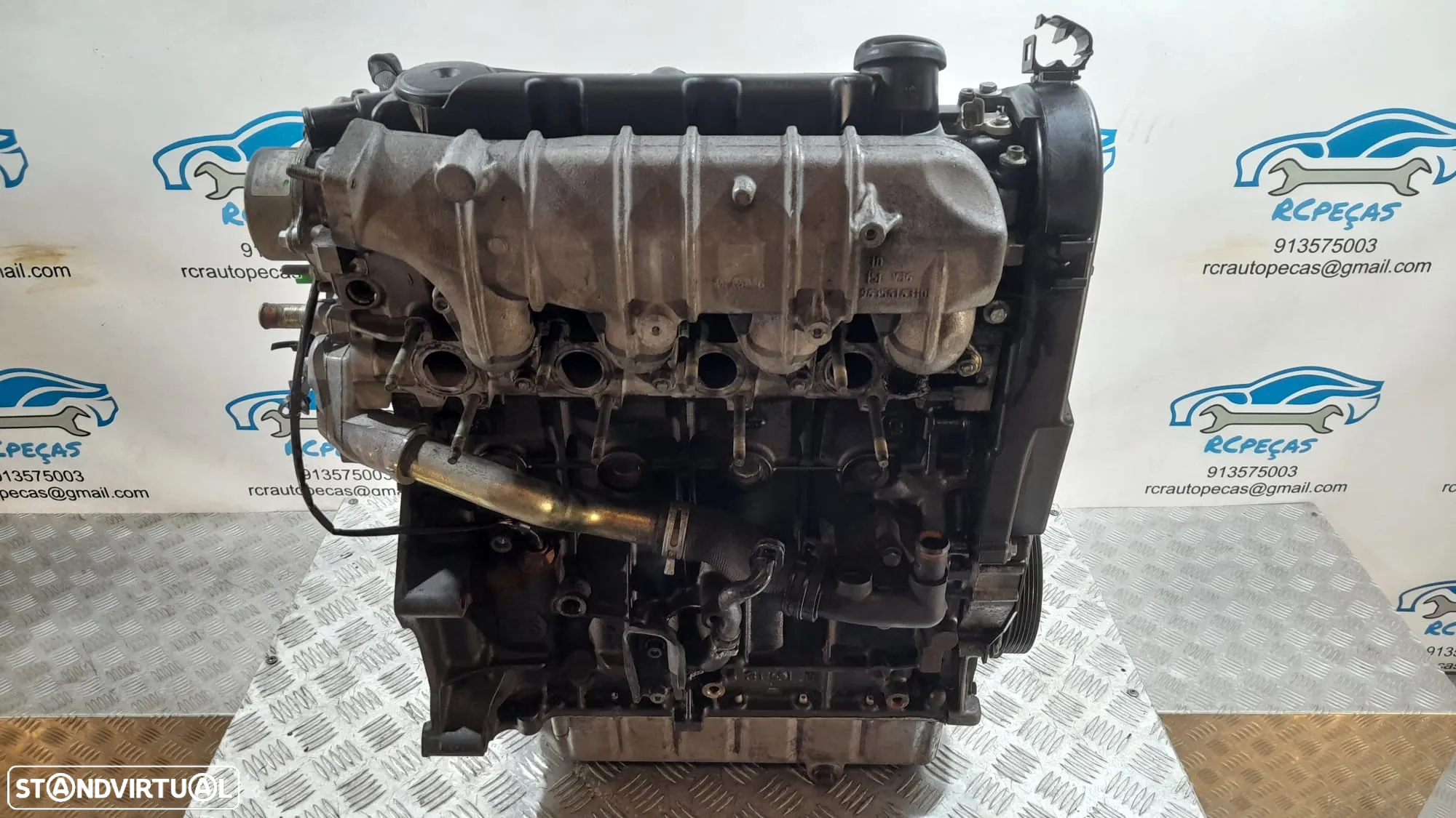 MOTOR 2.0 HDI 8V 110CV RHZ CITROEN C5 I 1 MK1 XSARA XANTIA PEUGEOT 406 307 MOTOR ARRANQUE ALTERNADOR BIMASSA COMPRESSOR EMBRAIAGEM BOMBA DIRECAO - 5
