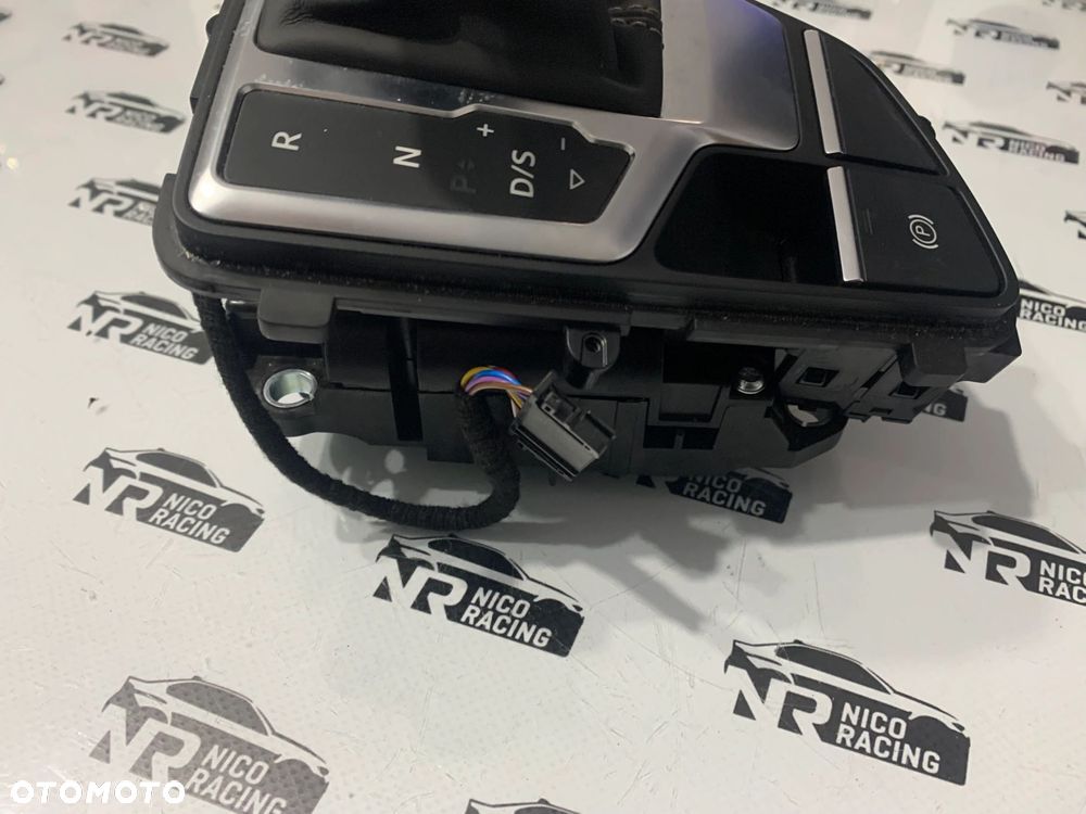 LEWAREK GAŁKA ZMIANY BIEGÓW AUDI A4 B9 SKÓRA 8W1713041N 8W1713041Q - 7