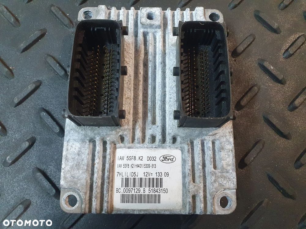 FORD KA MK2 II 1.2 B  sterownik modul silnika 51843150  IAW5SF8K2 - 1