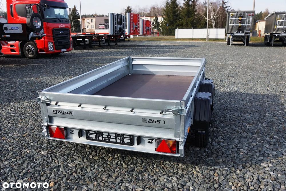 Zaslaw 2 osie, przyczepa towarowa MOCNA I SOLDNA DMC 750 KG - 4