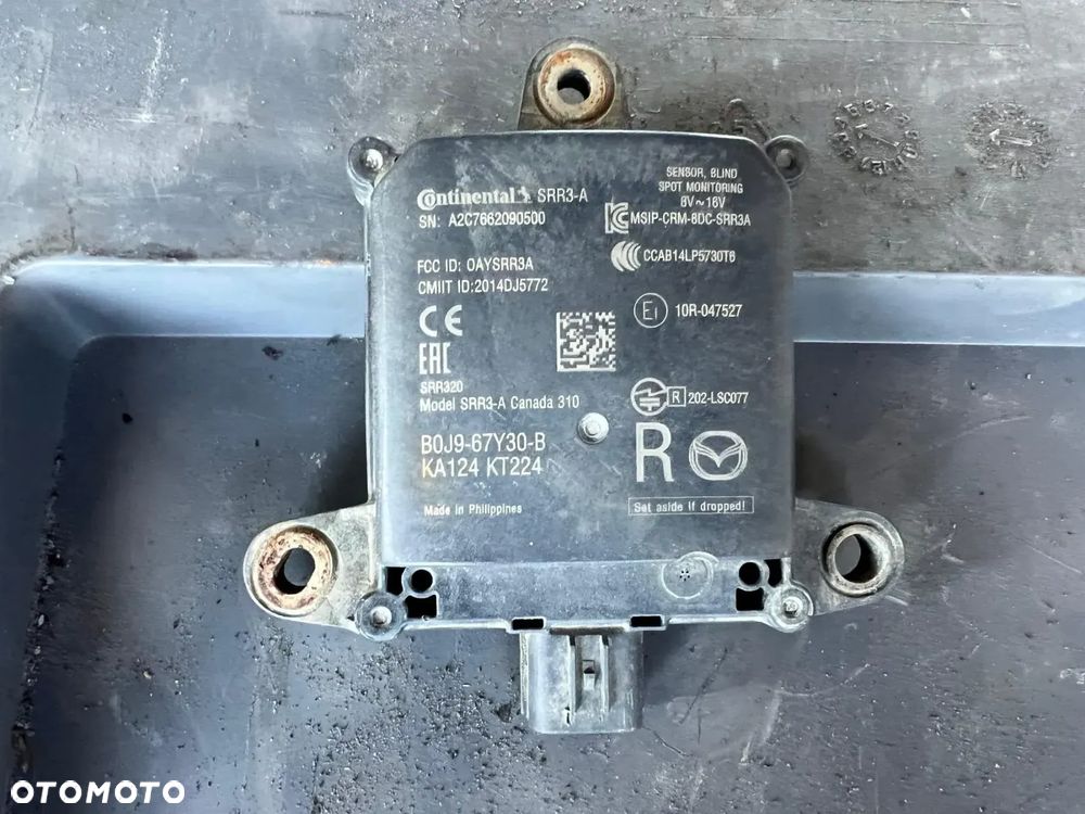 Mazda 3 BP IV 19- czujnik martwego pola radar B0J9-67Y30-B - 2