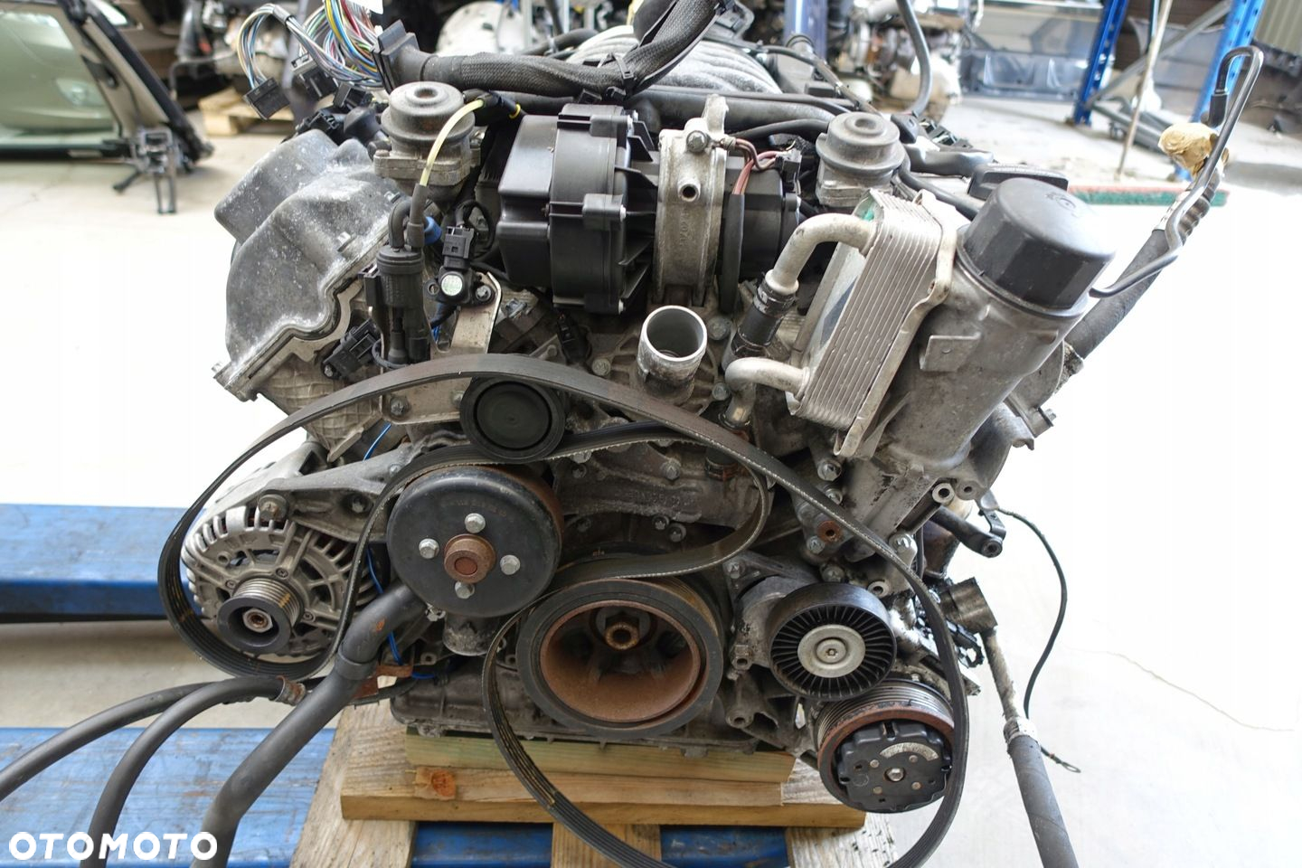 Mercedes SL500 r230 SL silnik 5.0 113963 V8 kompletny w463 G500 - 2