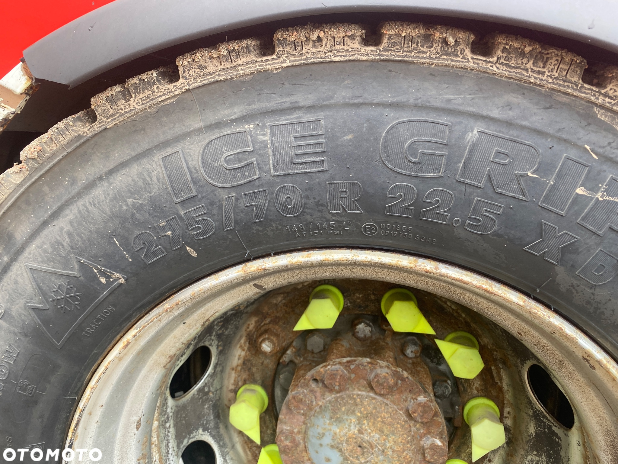 Michelin ICE GRIP 275/70 R22,5, (kpl. 4 szt) zimowe 90% - 2