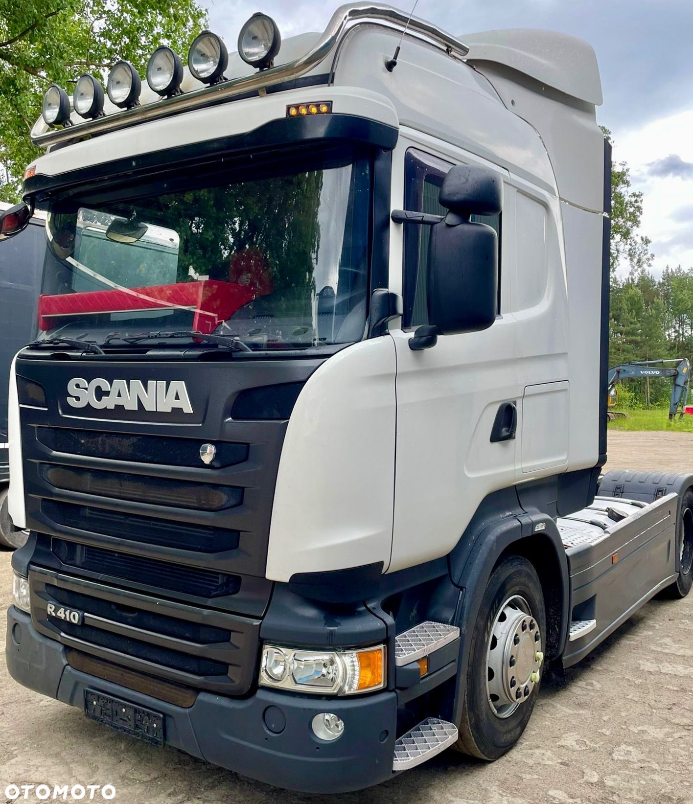 Scania R410 HIGHLINE AUTOMAT RETARDER FULLSPOJLERY NA 4-PODUSZKACH SKÓRA KLIMA LODÓWKA XENONY ORUROWANIE Z HALOGENAMI BEZ EGR EURO 6 2015 IGŁA - 1