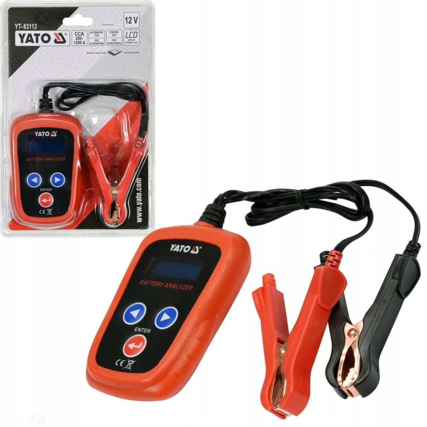 YATO ELEKTRONICZNY TESTER AKUMULATORÓW YT-83113 - 10