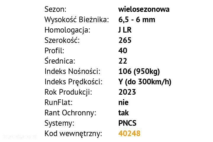 Pirelli Scorpion Zero All Season - 265/40 R22 - 3