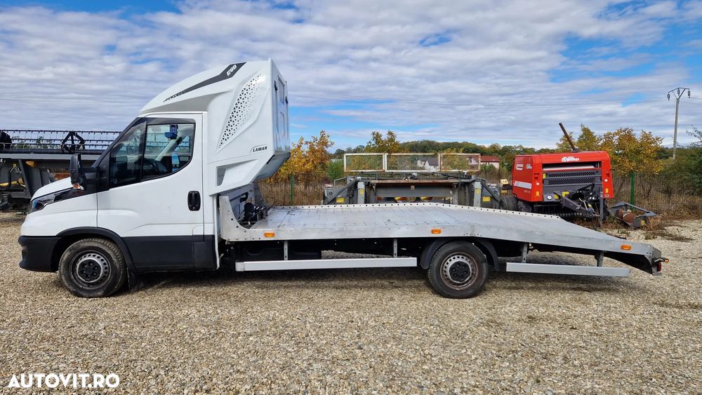 Iveco DAILY 35S18 3.0D 175CP  PLATFORMA TRANSPORT AUTO , CABINA DE DORMIT - 6