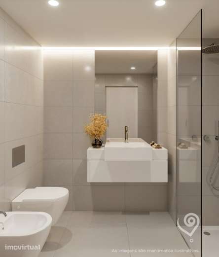 Apartamento T1 Novo com Varanda e Garagem - Grande imagem: 3/6