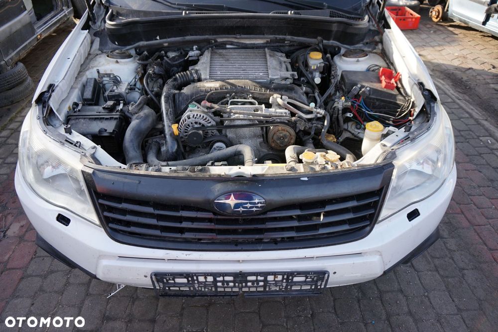 MASKA ZDERZAK BŁOTNIKI LAMPY FORESTER III SH 37J  SUBARU 2008-2013 BIAŁY PRZÓD KOMPLETNY - 25