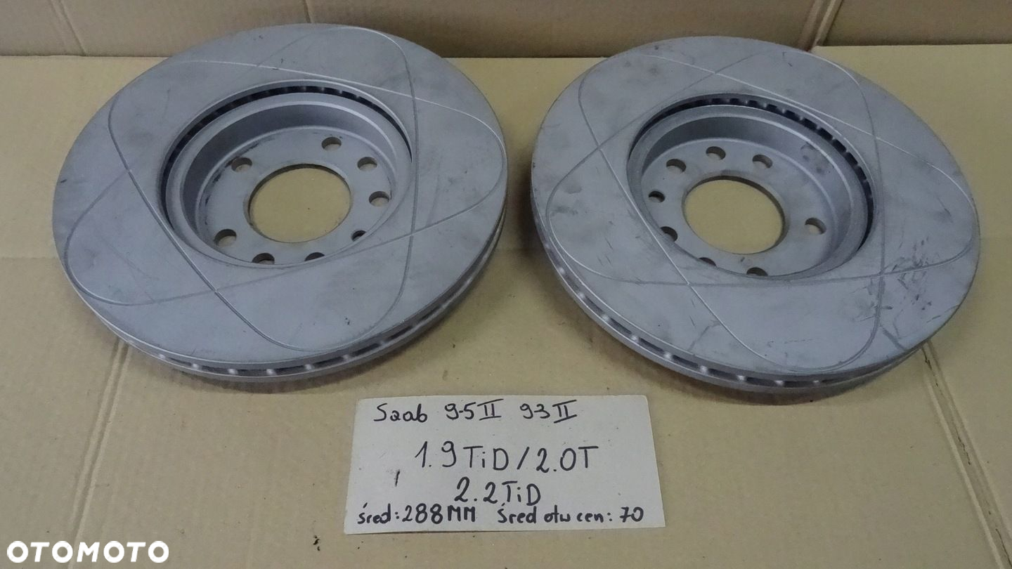 SAAB 95 II 93 II 1.9 TID 2.0 T 2.2 TID TARCZE HAMULCOWE PRZÓD 288MM - 3