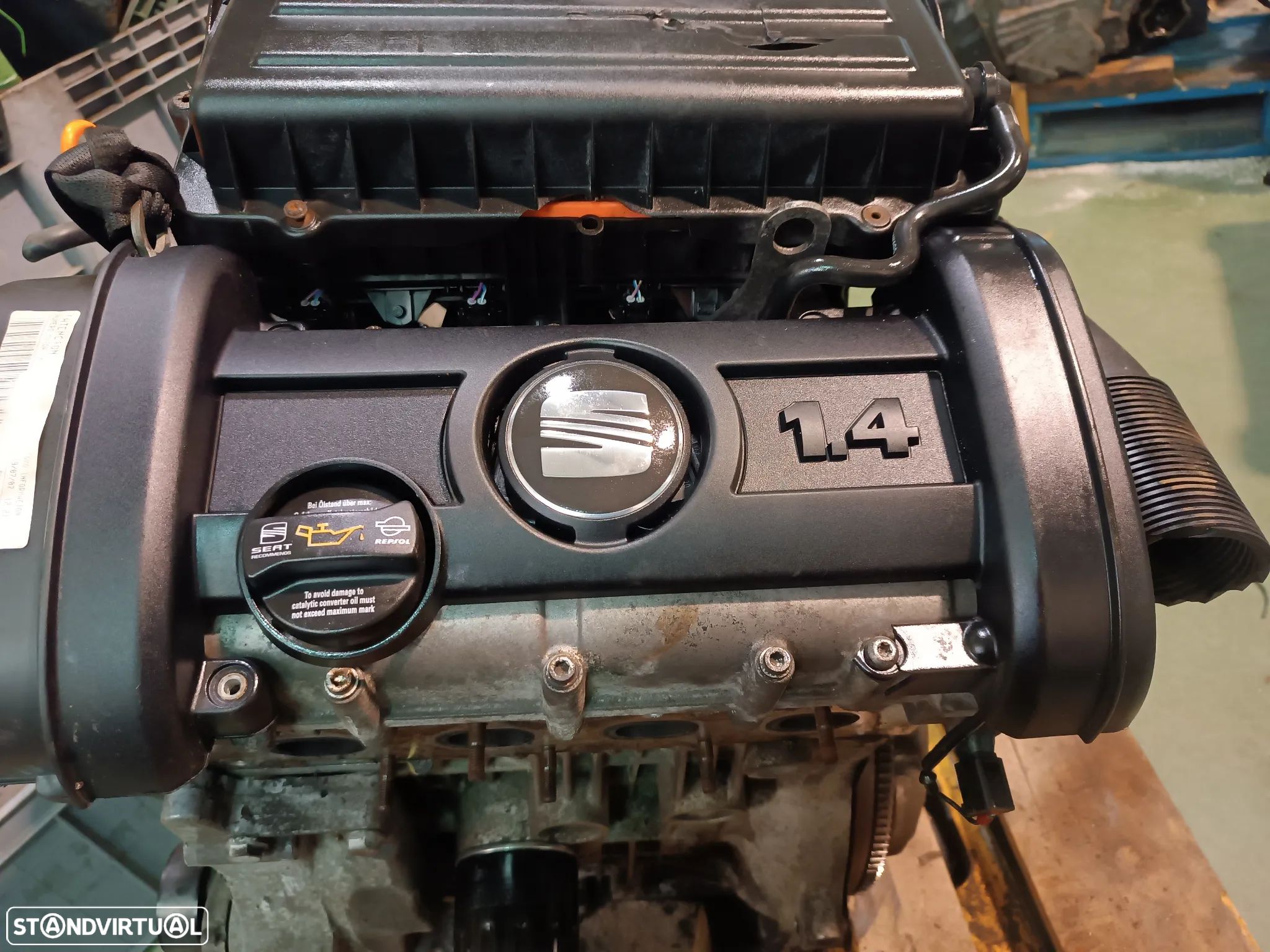 MOTOR SEAT IBIZA / ALTEA / LEON / SKODA FABIA / ROOMSTER 1.4 1V 86CV BXW - 1