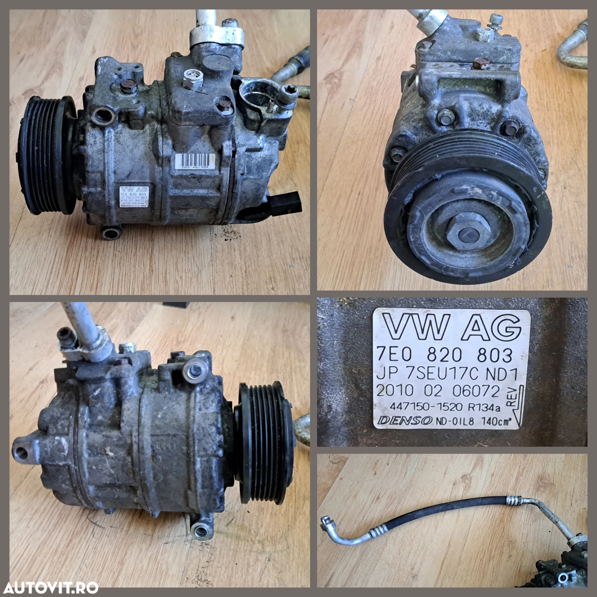 Compresor ac clima volkswagen amarok golf EOS Touran bmw mitsubishi outlander lancer opel astra zafira meriva renault laguna trafic koleos nissan x-trail - 2