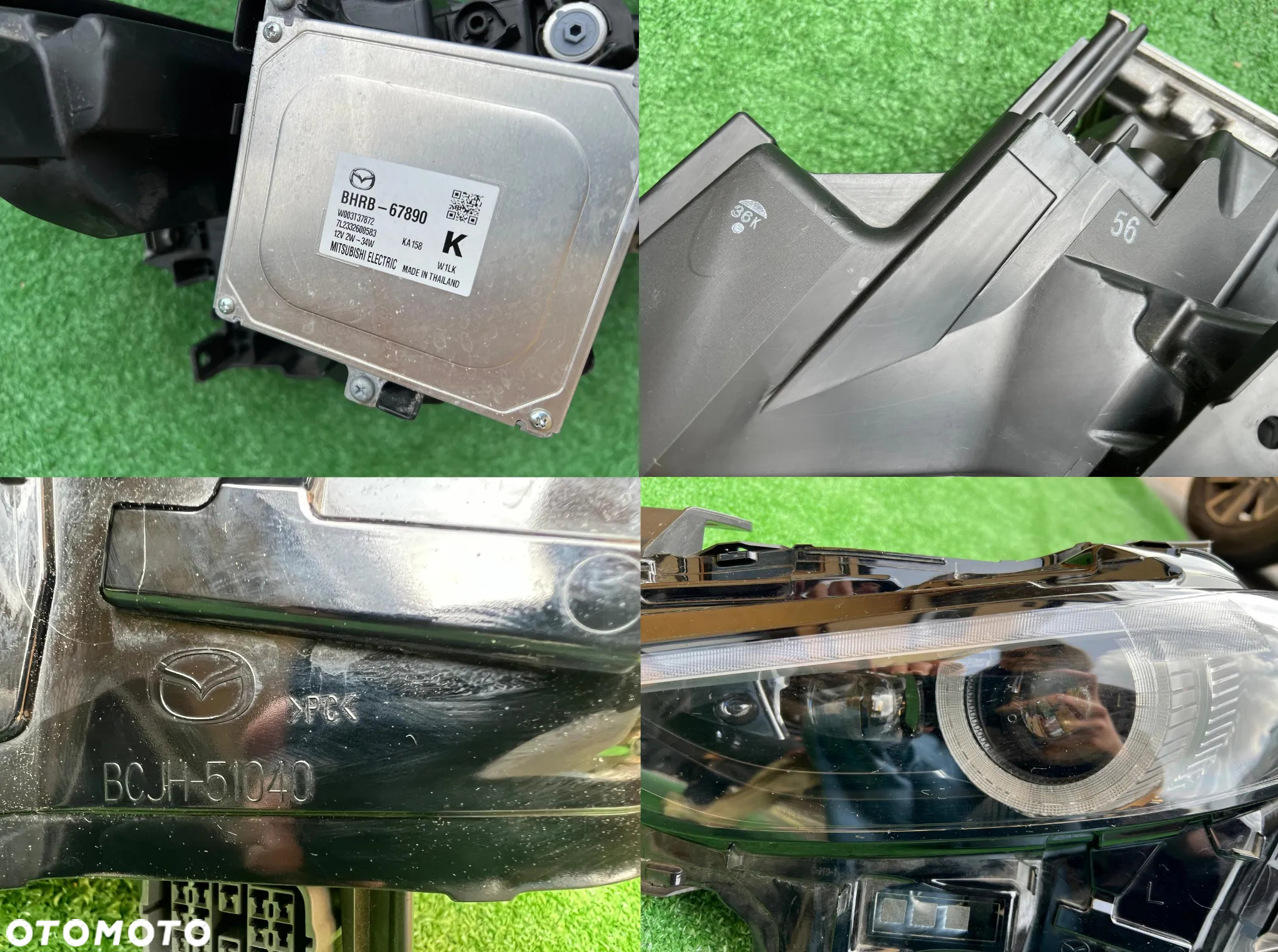 MAZDA 3 2023 2025 Lampa lewa lewy reflektor FULL LED ORYGINAŁ "56" BHRB67890, BCJH51040 - 9