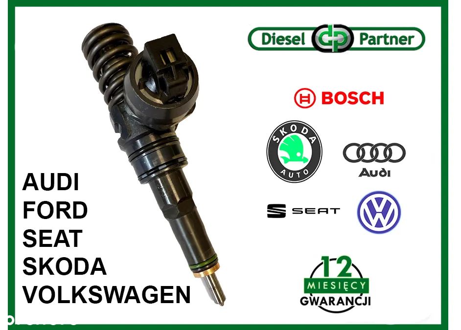 Bosch 038130073AR 0414720214 pompowtryskiwacz do AUDI FORD SEAT SKODA VOLKSWAGEN - 1