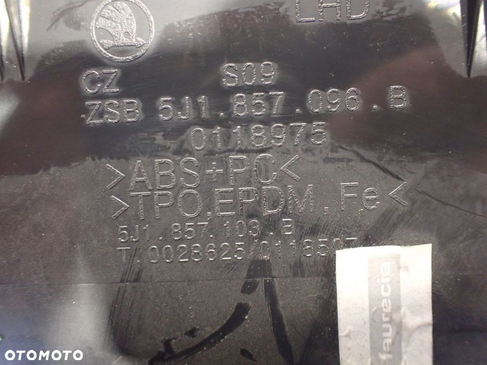 SCHOWEK PASAŻERA SKODA ROOMSTER PREMIA 1.4 5J1857096 - 4