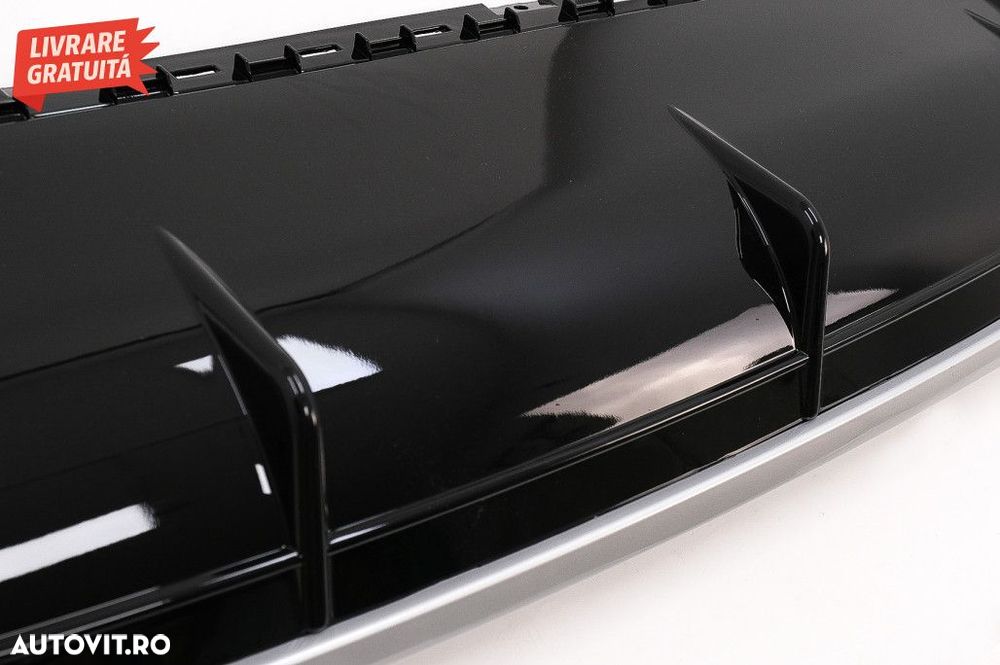 Difuzor Bara Spate Evacuare Dubla Audi Q7 4M (2015-2019)  Bara Standar - 6