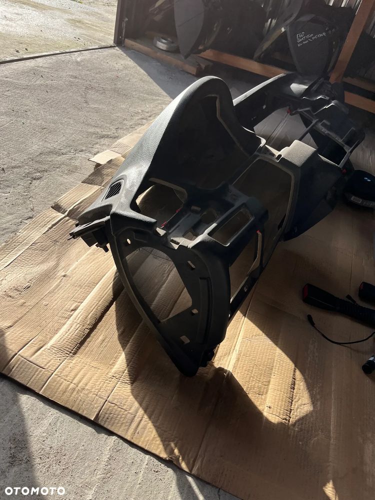 BMW 5 F10 F11 DESKA ROZDZIELCZA KOKPIT KONSOLA HUD ARIBAG NAPINACZE ORYGINAŁ KOMPLET - 4