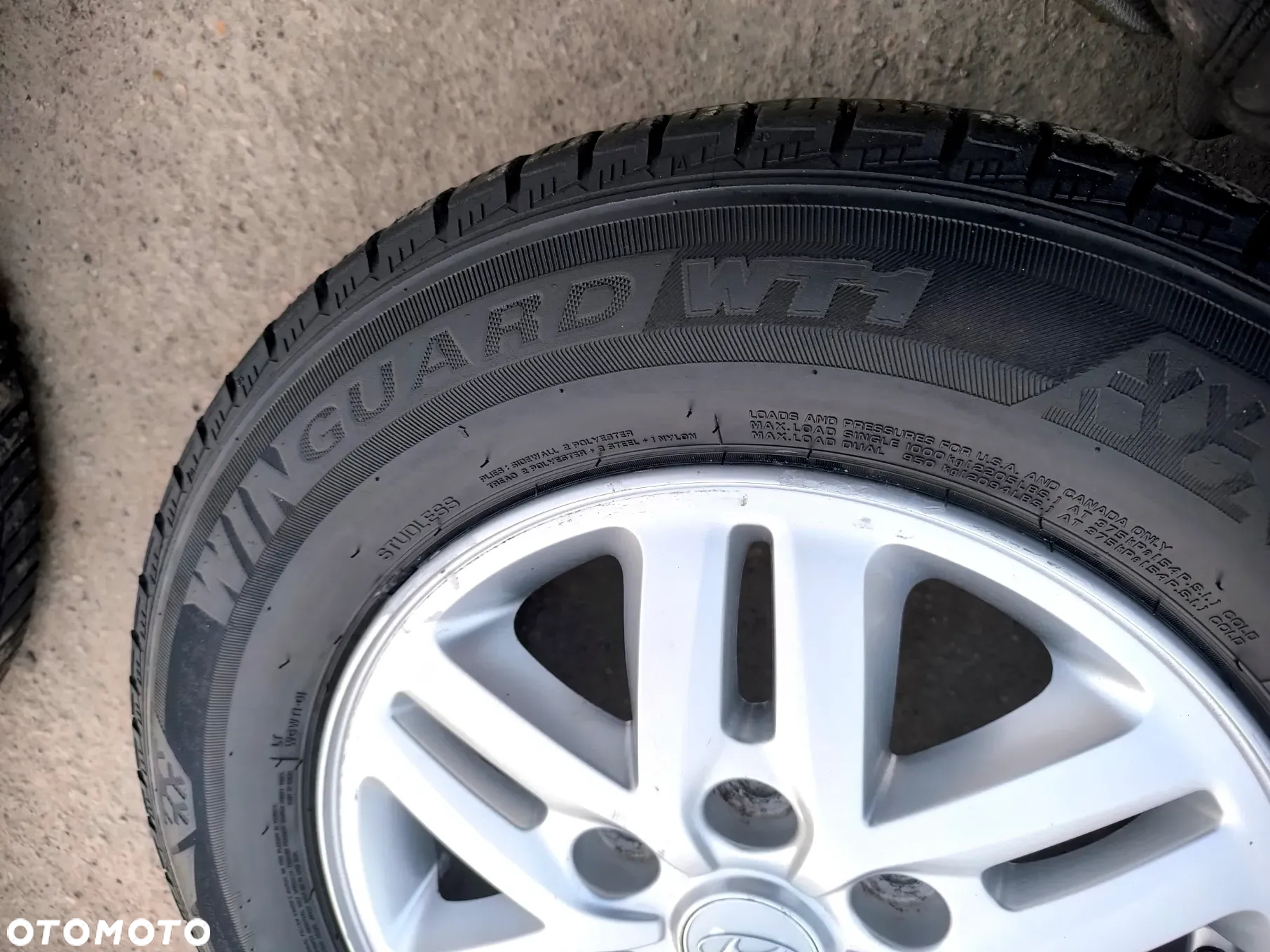 215/70R16C 108/106R 16 C Opony Zimowe Zima NEXEN WINGUARD WT1 6,5mm Legnica ALU-RAD 215/70 - 8