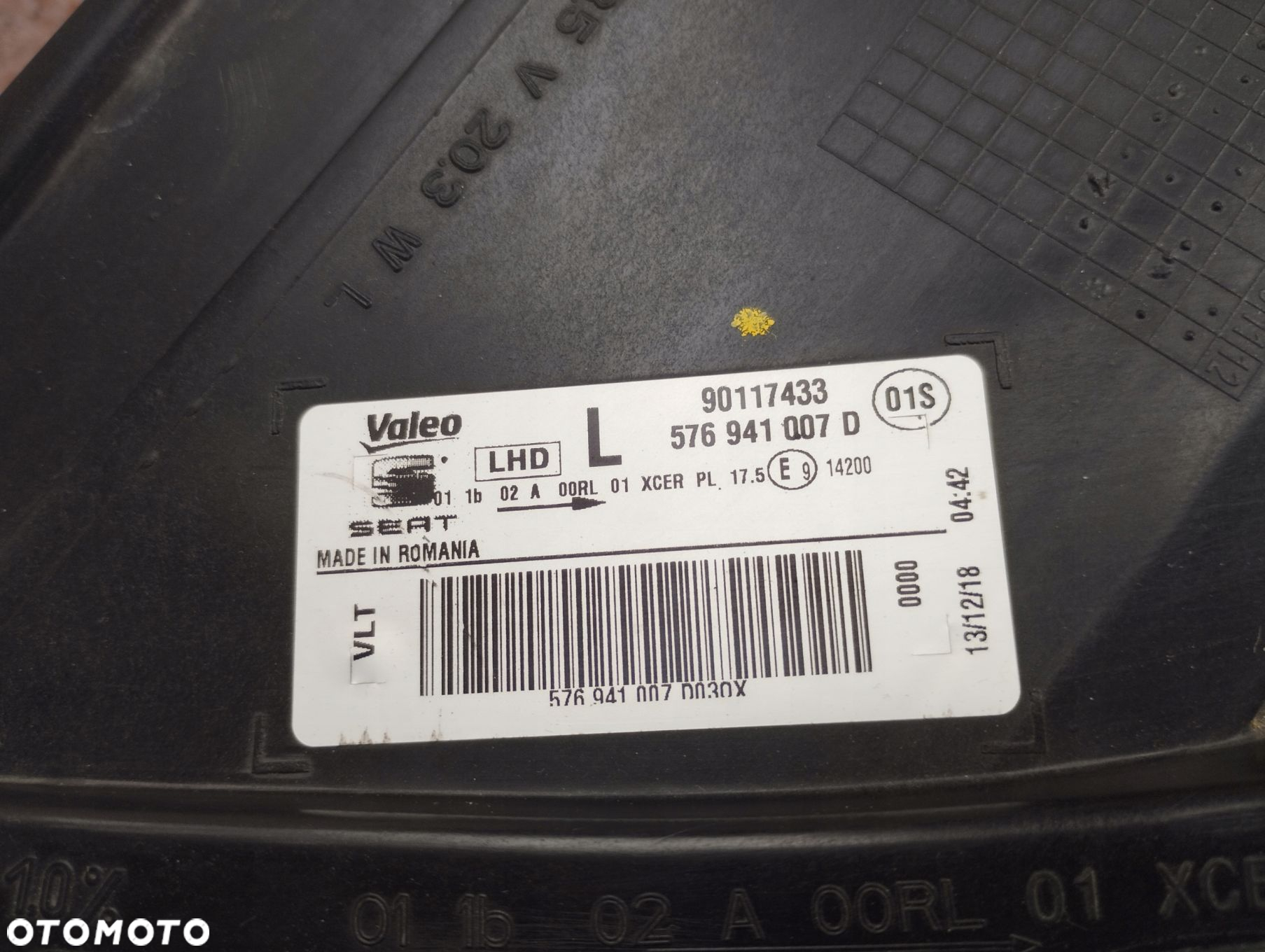 Lampa lewa Full LED SEAT Ateca 576 2016-2020 576941007D - 8