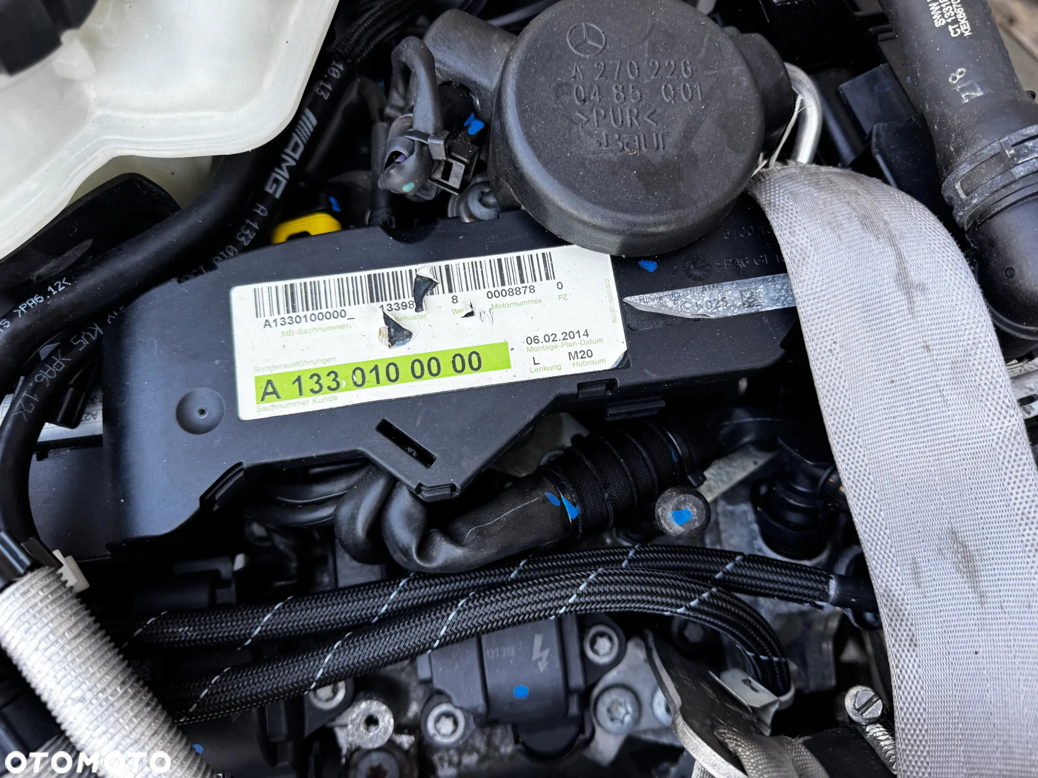 silnik 133980 2.0t mercedes w176 A45 AMG kompletny swap - 3