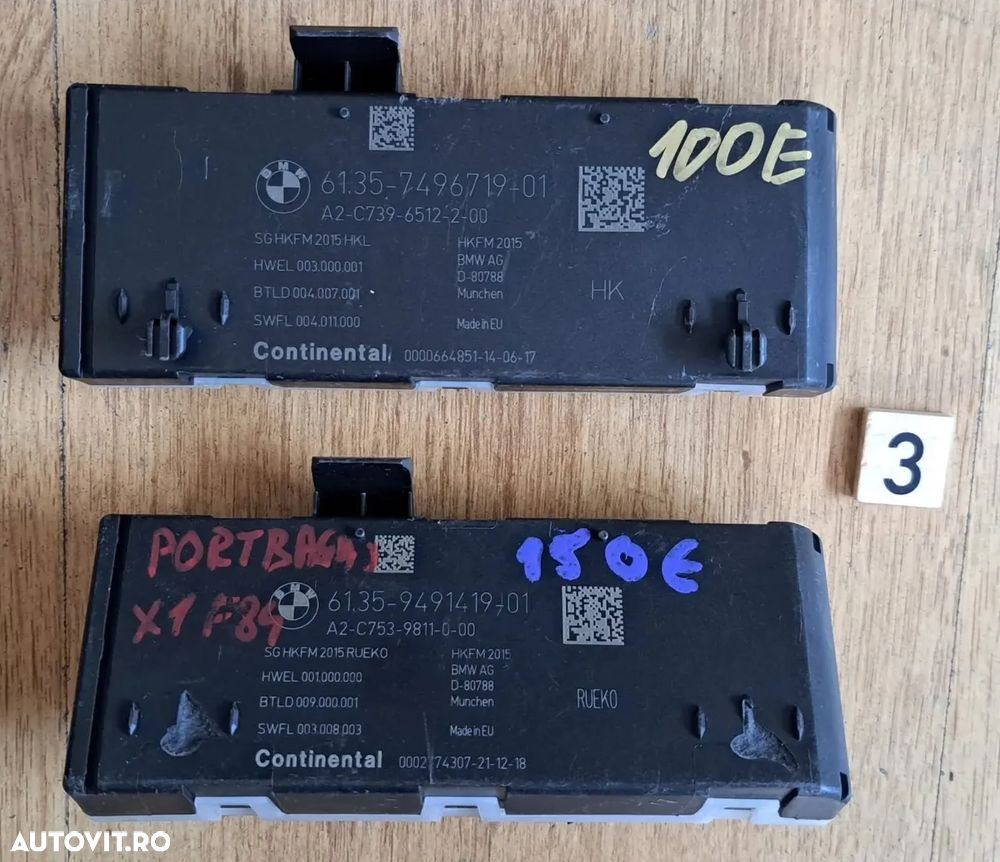 ECU modul soft close inchidere portbagaj Original BMW F45+LCI F46+LCI F31+LCI F36+LCI F48 F39 F15 M F85 F16 M F86 - 1