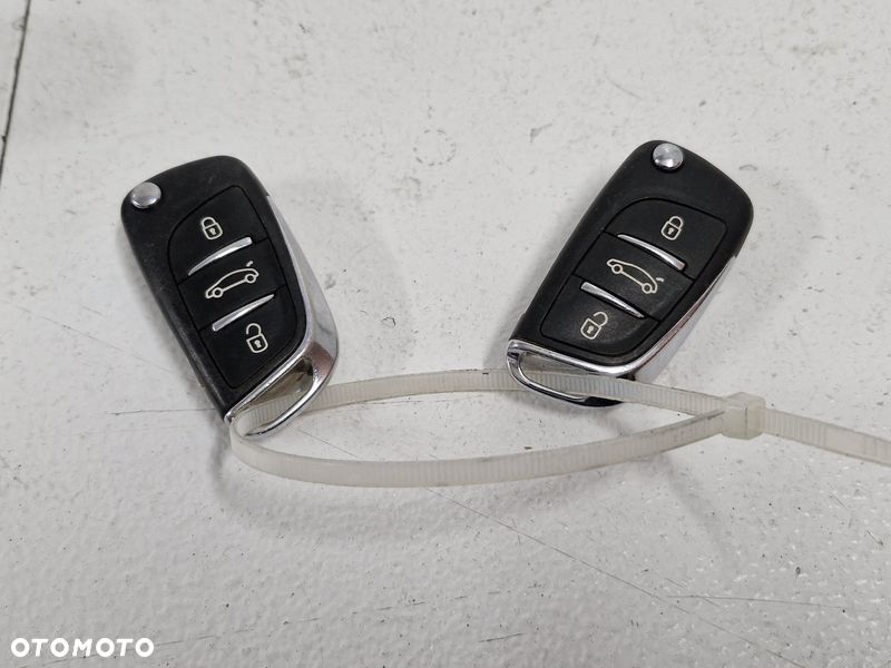 CITROEN DS4 I 1 KLUCZYK PILOT 2X  STACYJKA WKŁADKI ZAMKA KOMPLET - 8