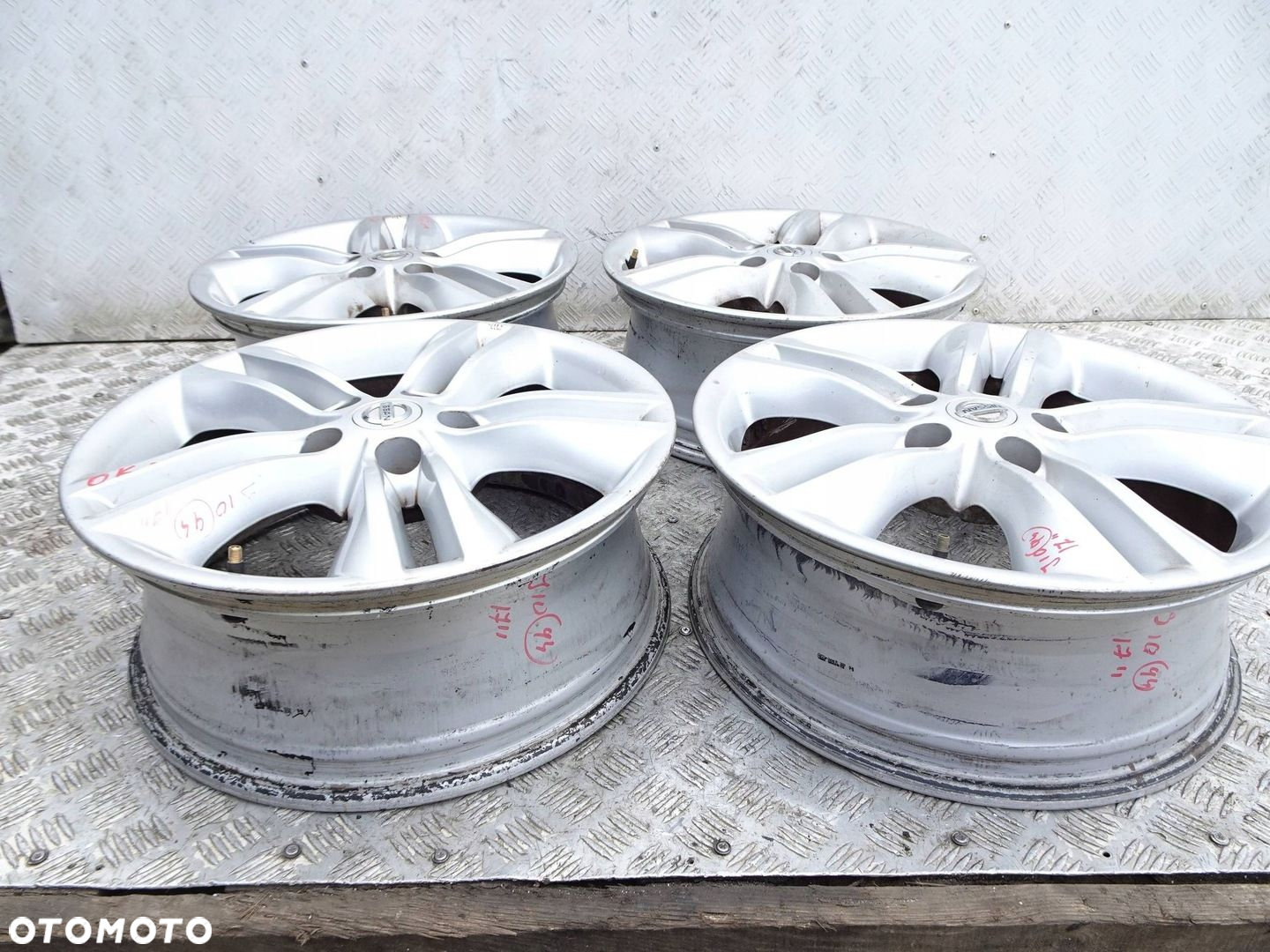 Alufelgi KPL. Nissan Qashqai J10 17" 5x114.3 ET 40 - 2