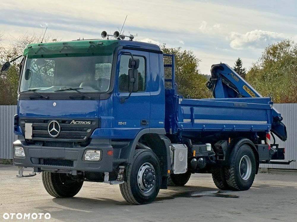 Mercedes-Benz ACTROS 1841 * PALFINGER PK 10501 + PILOT * 4x4 * STAN BDB - 3