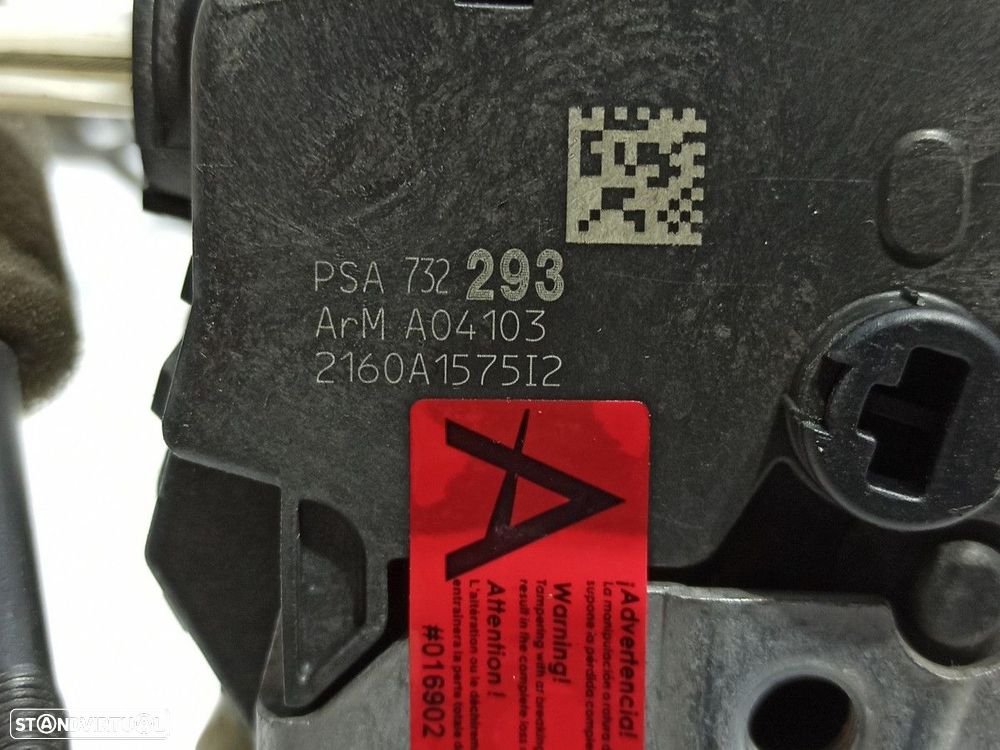 FECHADURA PORTA FRENTE DIREITA PEUGEOT 3008 ALLURE - 2