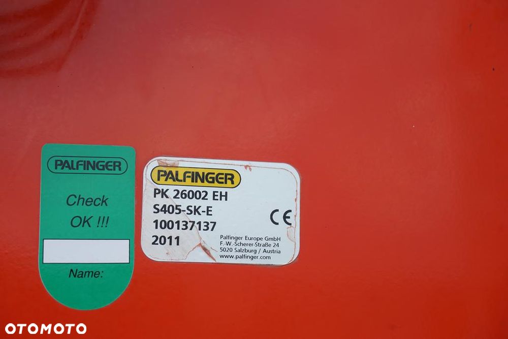 Scania / P 420 / 8 X 4 / TRIDEM / SKRZYNIOWY + HDS / PALFINGER PK 26002 / WYS. 12 M / DŁ. 8 M - 26