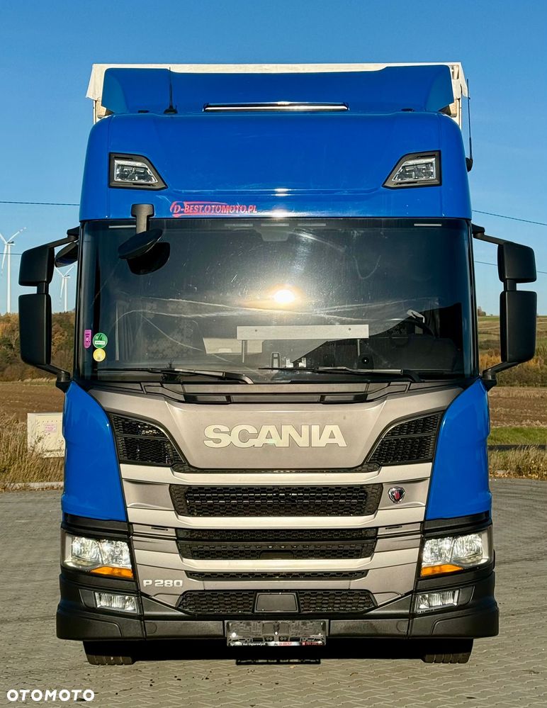 Scania P280 / FIRANKA / 20 EUROPALET / SYPIALKA / SILNIK 6 / AUTOMAT / EURO 6 / NISKI PRZEBIEG / 12.2021 ROK - 9